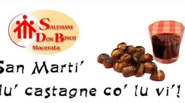San Martì, du' castagne co' lu vì